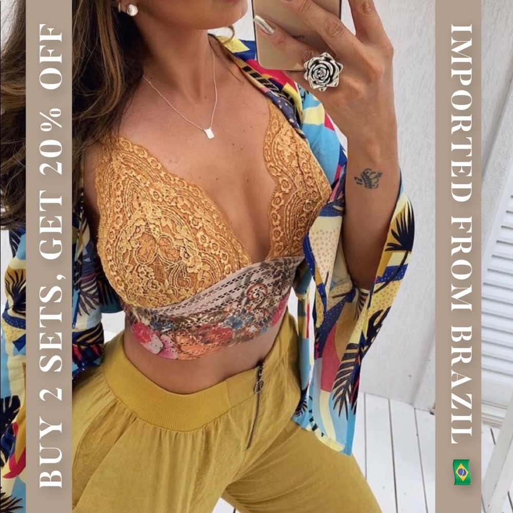 Bralette lace top & panty - 2 piece set - Picture 2 of 16